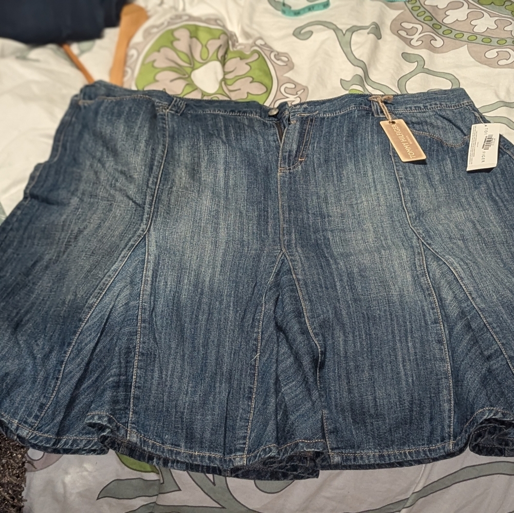 Tommy Hilfiger Classic Blue Denim Skirt